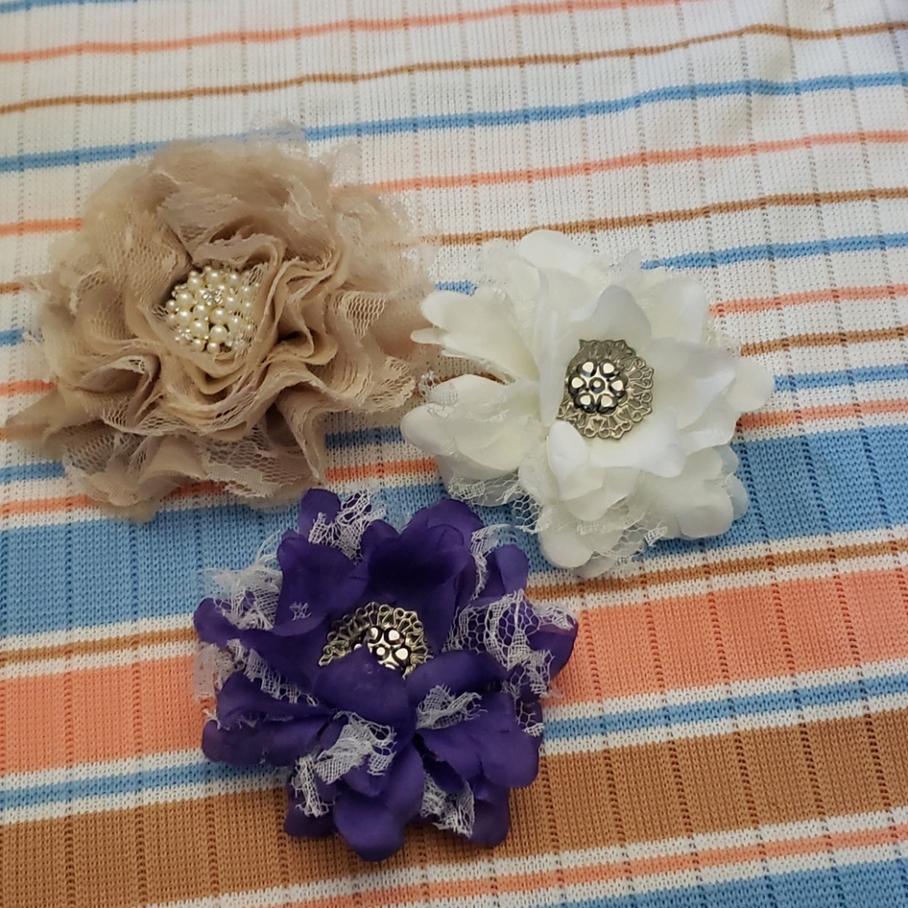 Hair clips 3piece - Picture 1 of 1